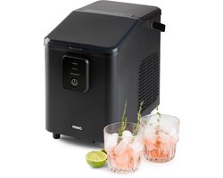 PRIMO PR409IB IJsblokjesmachine – IJsblokjesmaker met IJsschep – 0.8L – 12kg/24u – 9 min. – Mat zwart