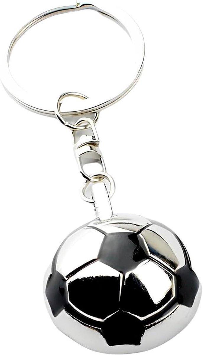 Allecto Plus - Sleutelhanger Voetbal Sport 3D Metaal Rotatie Mini Sleutelhanger Voetbal Team Verjaardagscadeau - Voor Volwassenen en Fans