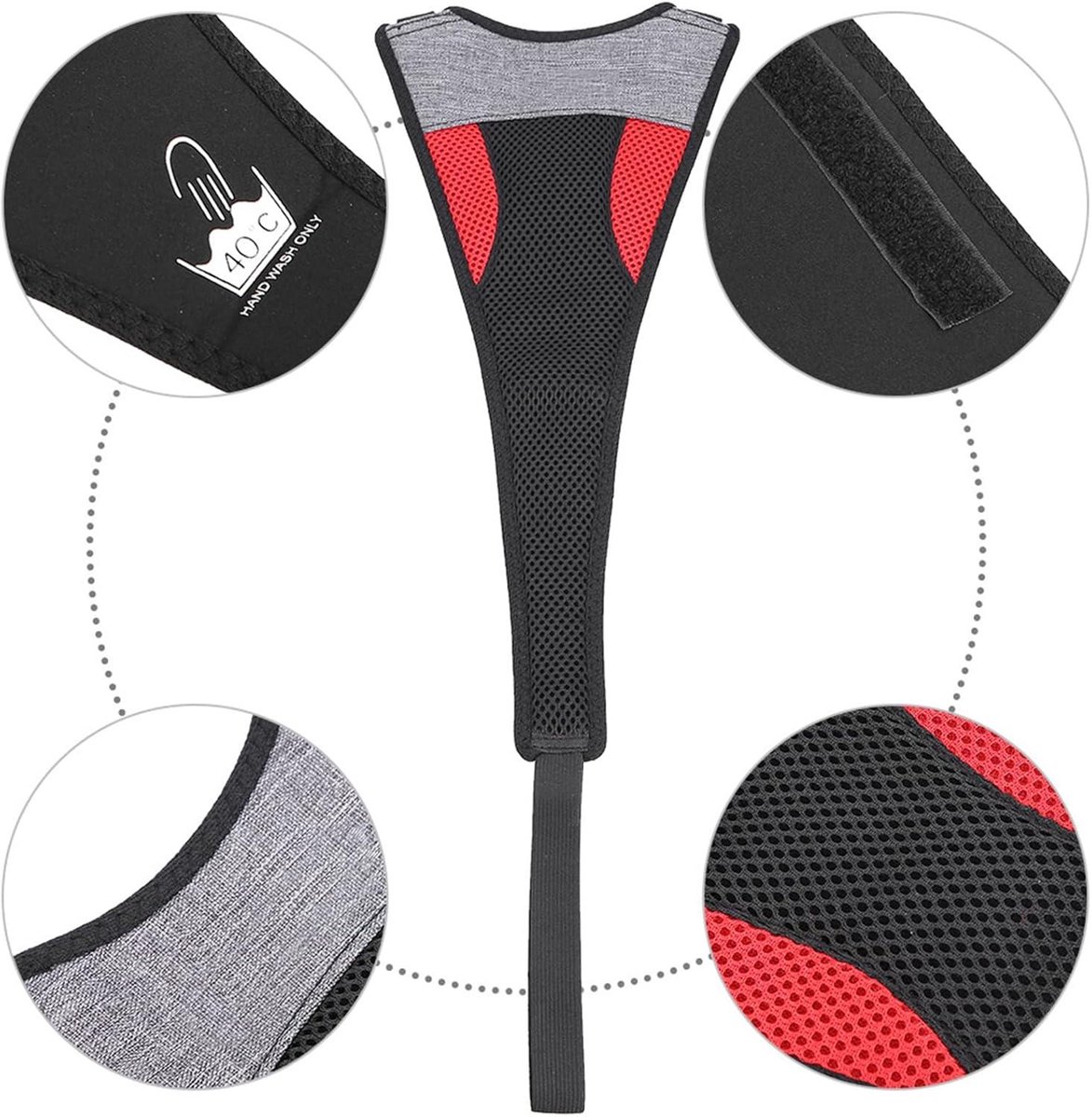 Allecto Plus - Terry Zweet Bike Beschermer met Fietszweetband voor Sport en Fietsen