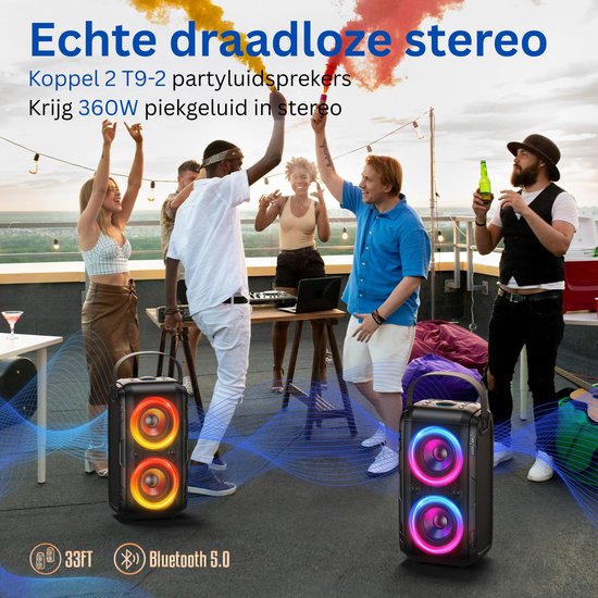 CLGP® Party Speaker - Bluetooth Box - Partybox van CLGP — afbeelding 2