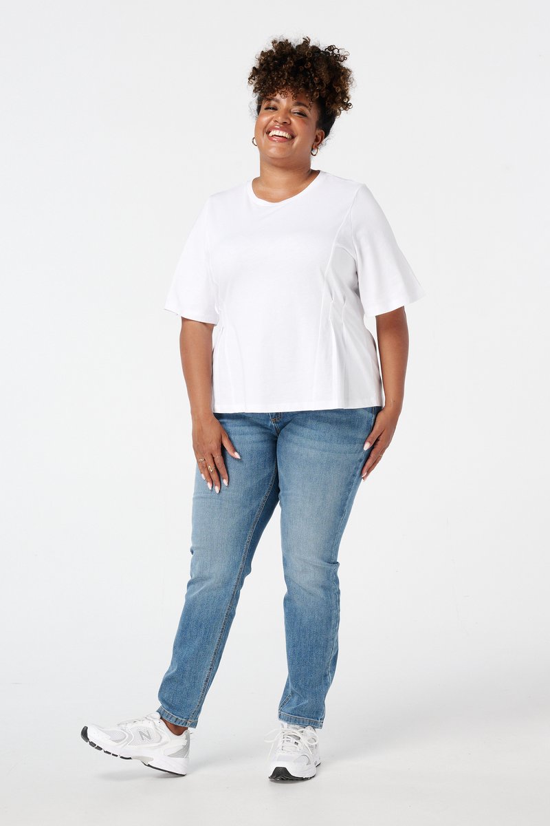 MS Mode Jeans Skinny leg high waist jeans CHERRY