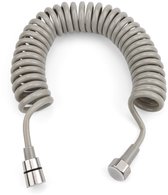 Flexible de douche Ibenzoa® avec rallonge télescopique et raccord en acier inoxydable - Longueur 5 mètres