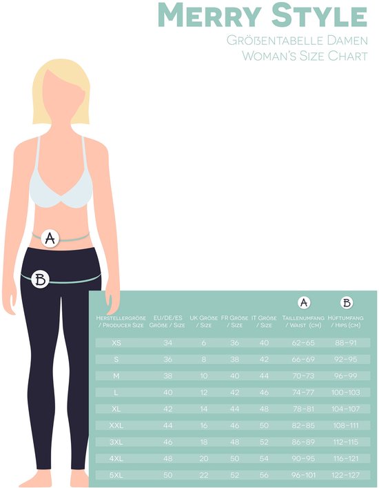 Merry Style – Pantalon femme – Long – Zwart – XS - MS-MS10-277- SW