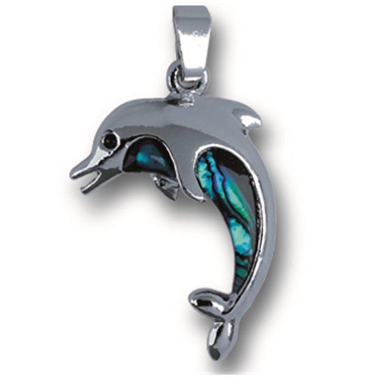 Hanger Dolfijn groot met paua schelp