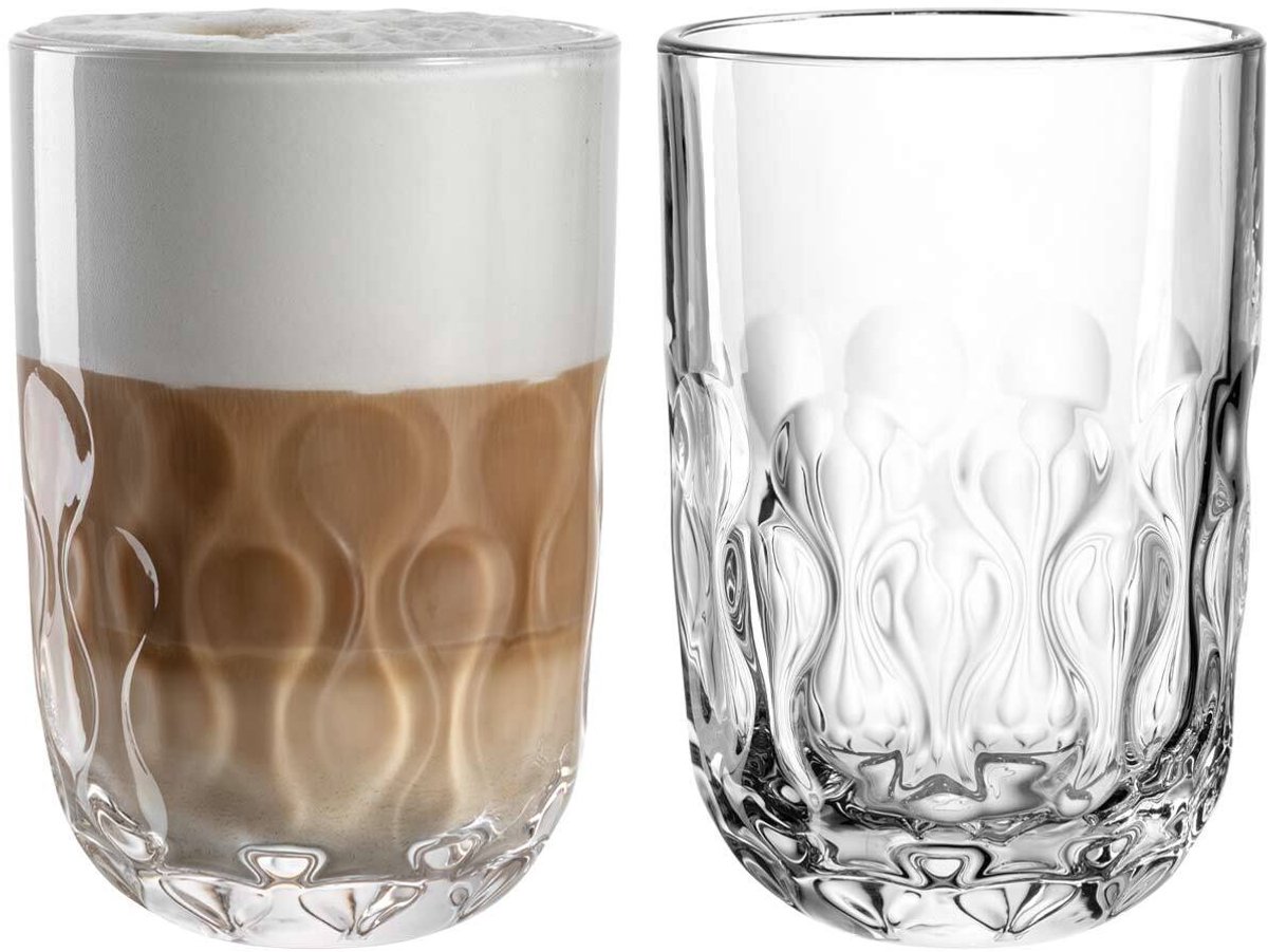 Leonardo GOCCE 2 Latte Macchiato glas 390ml - set/2