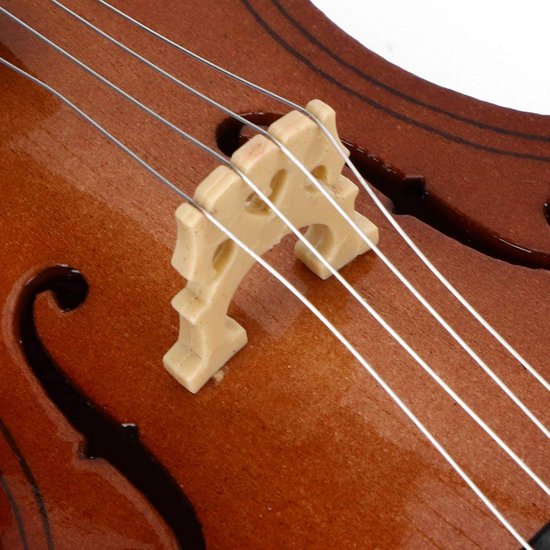 Miniature gitaar, klein muziekinstrument witte decoratie poppenhuis met koffer voor wooninterieur Miniature gitaar, klein muziekinstrument witte decoratie poppenhuis met koffer voor wooninterieur