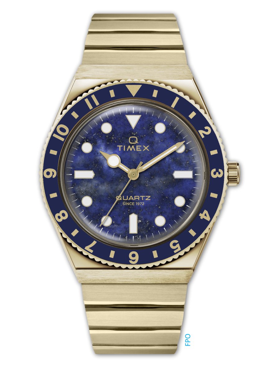 Timex Q Timex® Kwarts Analoog Horloge Blauw Case: 100% Stainless Steel | Armband: 100% Stainless Steel 36 TW2V92200AJ, TW2V92400AJ