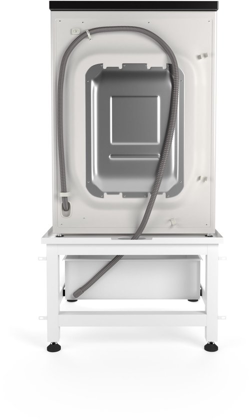 Wasophoogte® Wasmachine verhoger met lade - opbouwmeubel - 31cm hoog - Wit - Universeel- Dubbel