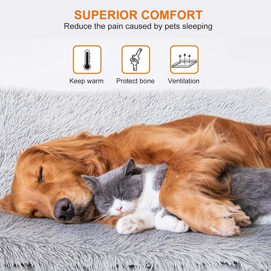 Fuuxtci Warme Kattenbed - Warm Kussen Met Antislip Onderkant - Wasbaar Fuuxtci Warme Kattenbed - Warm Kussen Met Antislip Onderkant - Wasbaar