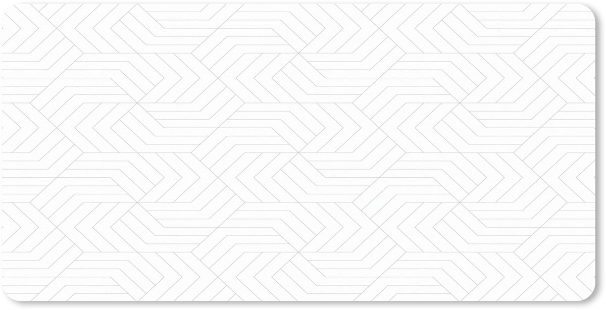 Muismat XXL 100x50 cm - Bureau onderlegger - Bureau mat Grafisch - Patroon - Modern - Bureaumat - Gaming mousepad xl - Bureaulegger groot - Computer deskmat