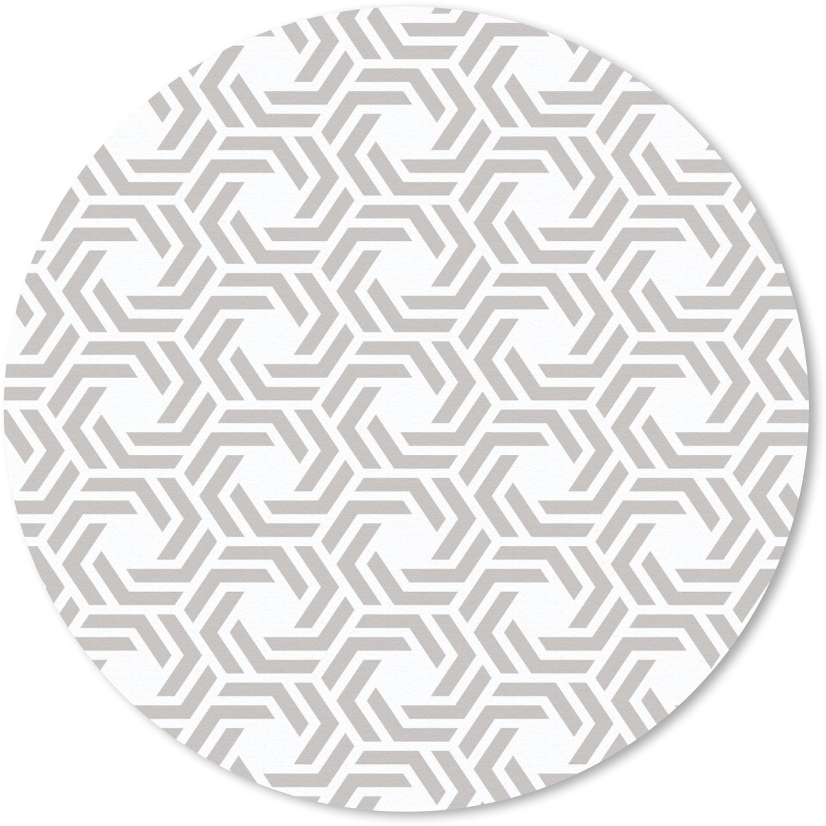 Muismat rond 50x50 cm - Mousepad Grafisch - Patroon - Modern - Ronde muismatten