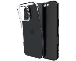 Just in Case hoesje geschikt voor iPhone 16 Pro Max Hoesje Siliconen - Flexibele 100% GRS Case - Transparant