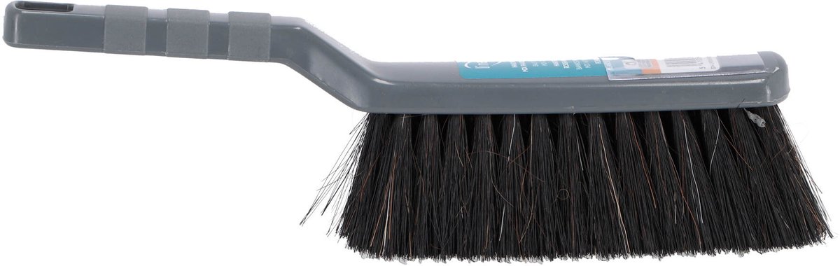 Linea handveger - schoonmaak borstel met paardenhaar mix zwart.