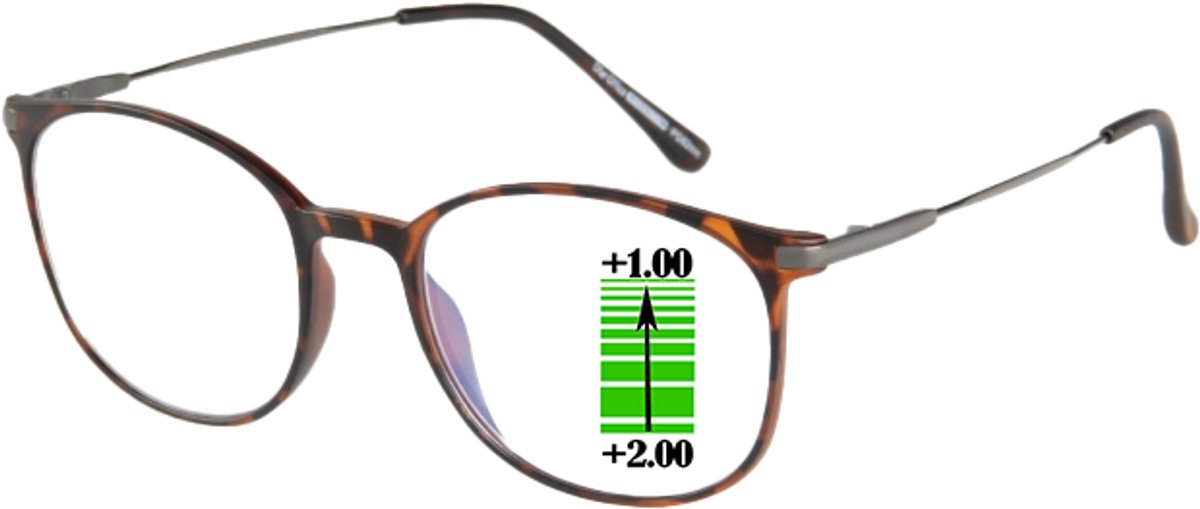 Leesbril Ofar Office Multifocaal CF0003B- Havanna -+2.00