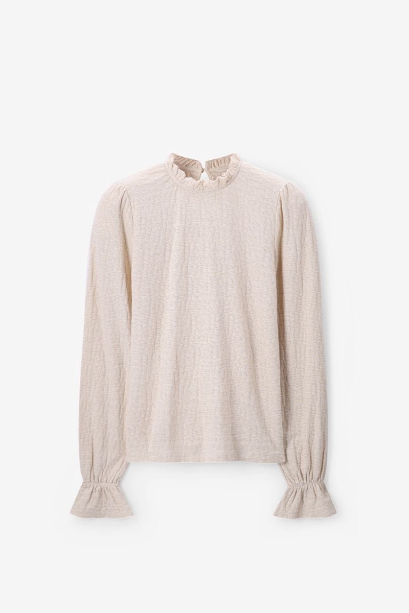 Sissy-Boy - Wit T-shirt met lurex