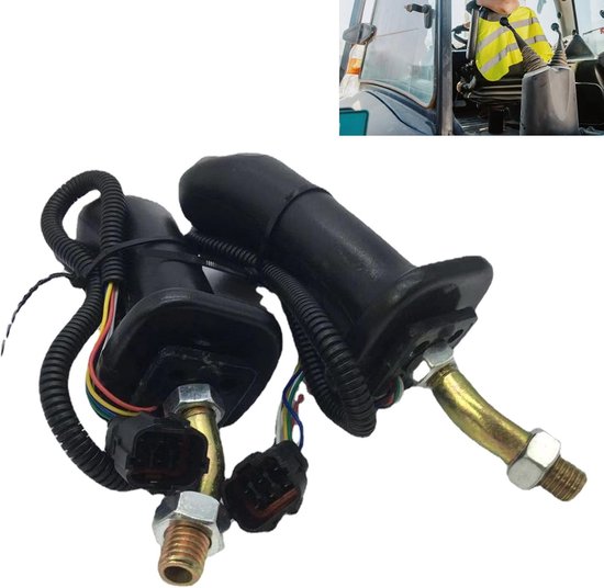 2 stuks 3-knops graafmachine joystick handgrepen, 3-knops graafmachine