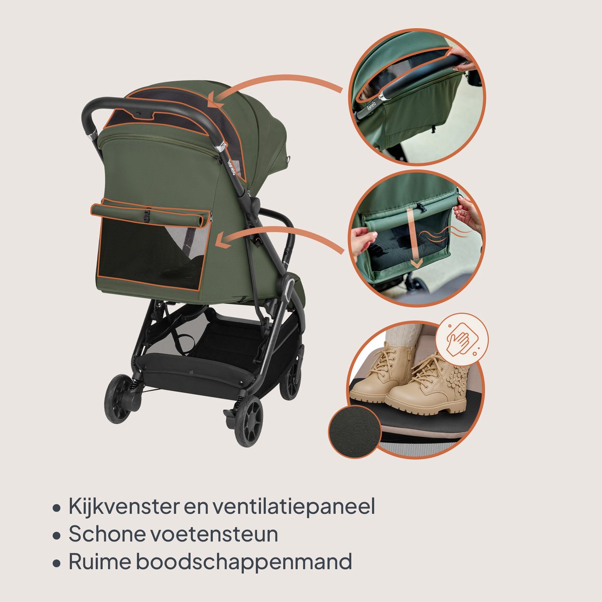 Lionelo Bess - Compacte Reiskinderwagen thumbnail 2