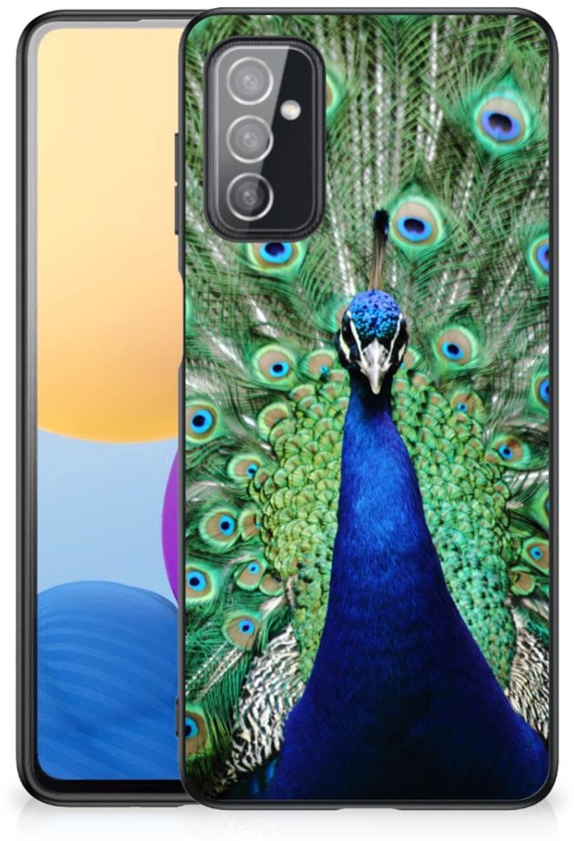 Samsung Galaxy M52 Dierenprint Telefoonhoesje Pauw
