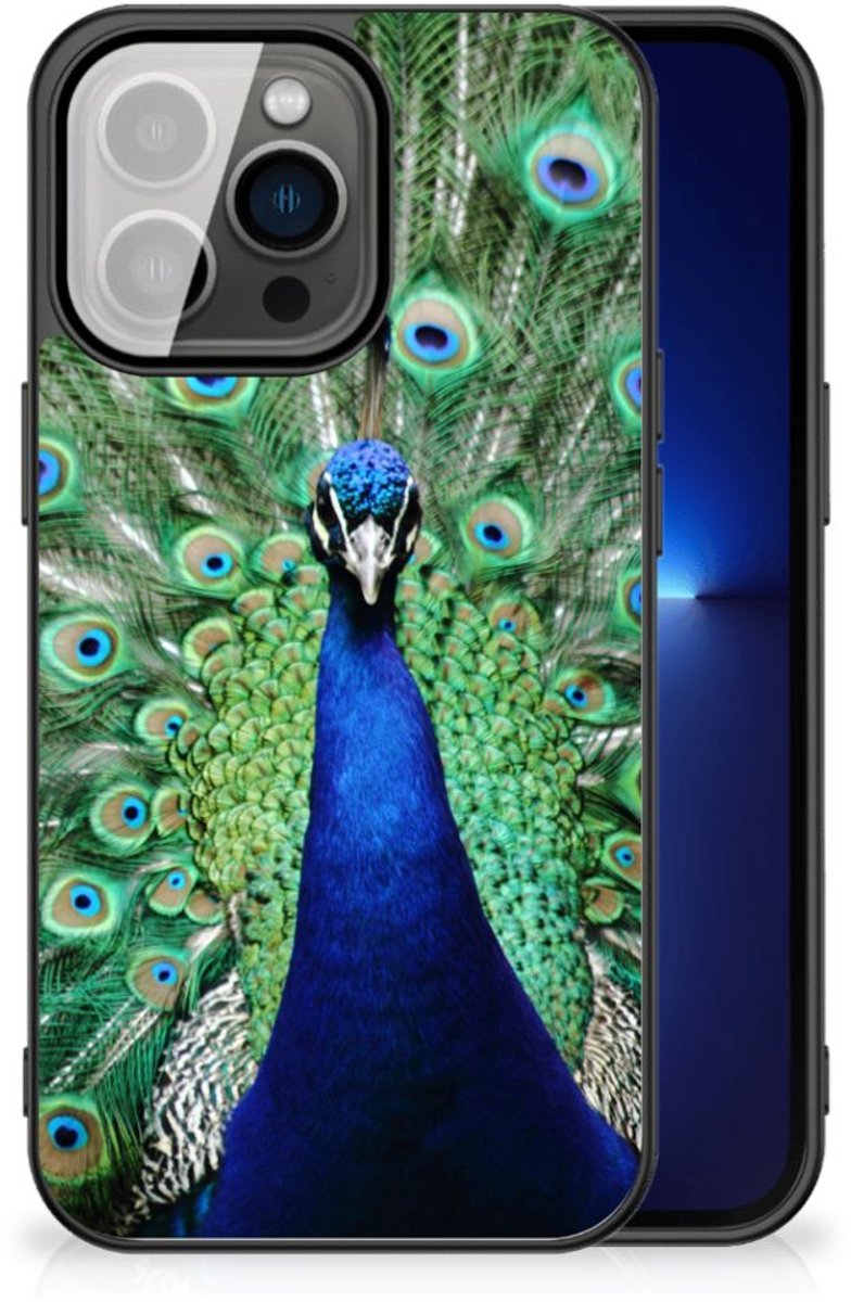 iPhone 13 Pro Dierenprint Telefoonhoesje Pauw