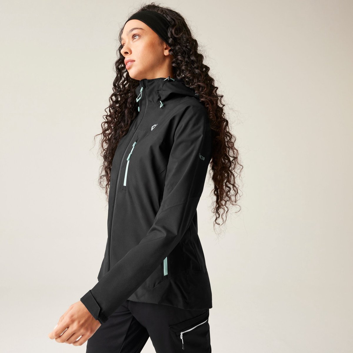 Jas Skiën Dames Waterproof Ademend Torrek 2.0 Zwart