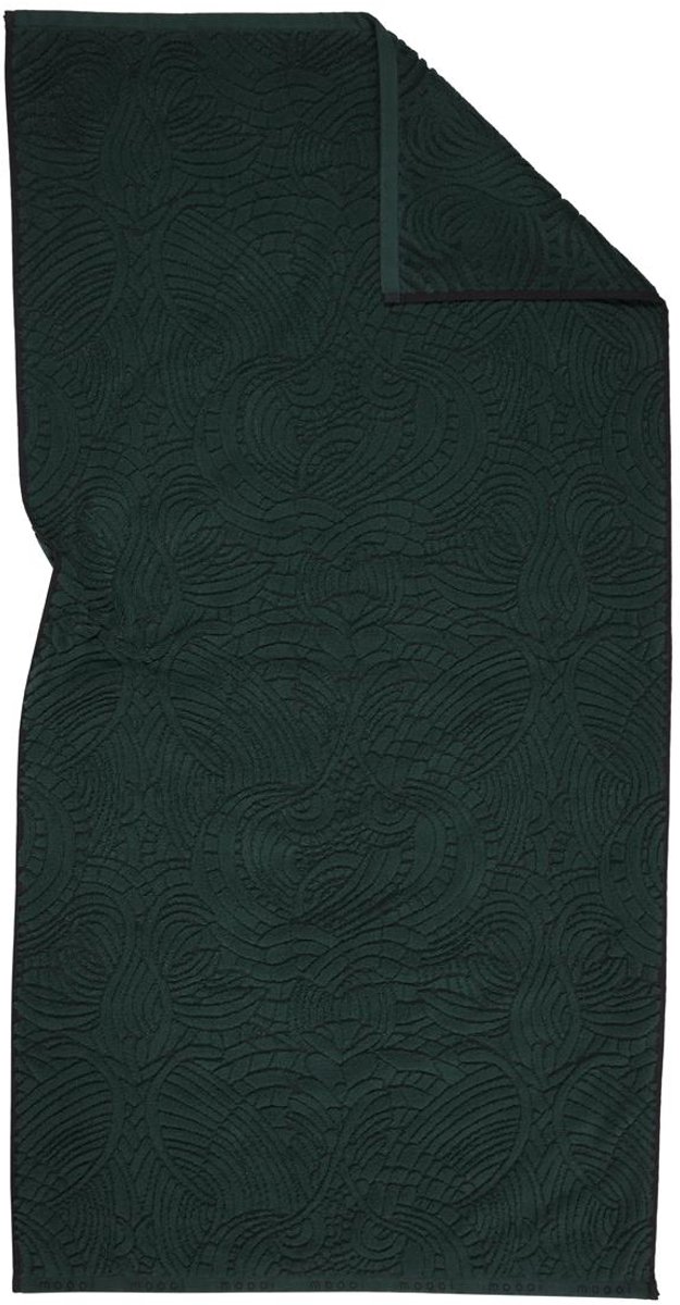 MOOOI Dodo Pavone - Douchelaken - 70x140 / 28x55 Inch - Donker Groen