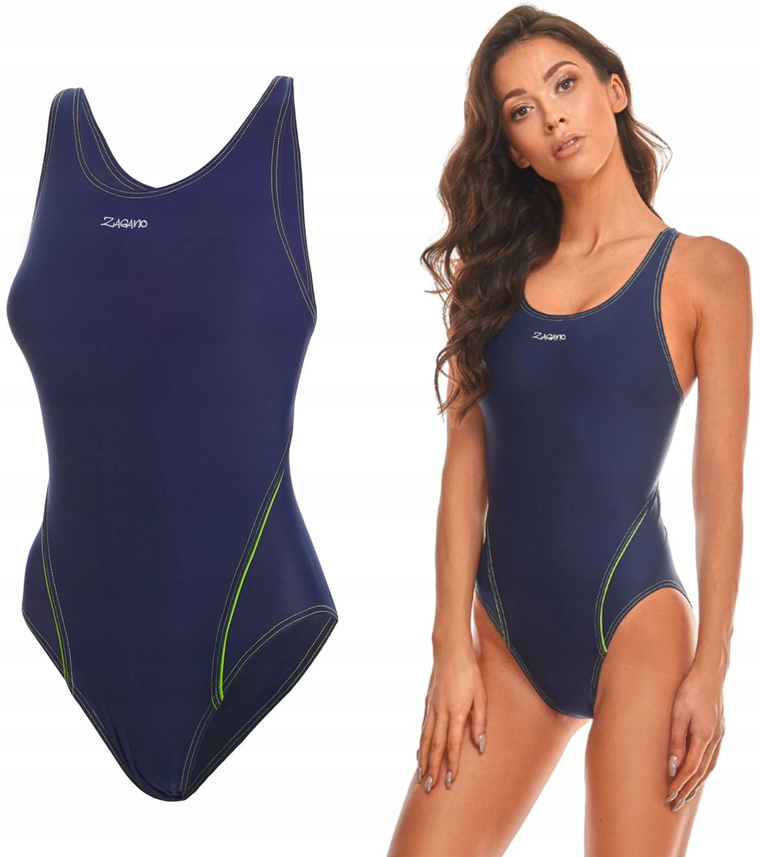ZAGANO - Badpak dames - Maat 38 - Sneldrogende - Sport zwempak - Strandpak damen