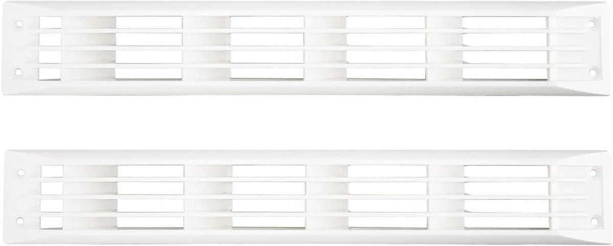 Allecto Plus - Air Vent Cover Marine Louvre Vent Grille - Marine Accessoire - Rij Rechthoek Net - Ventilatie - Schip Vents - Vent Cover - ABS - Alle Soorten Schip