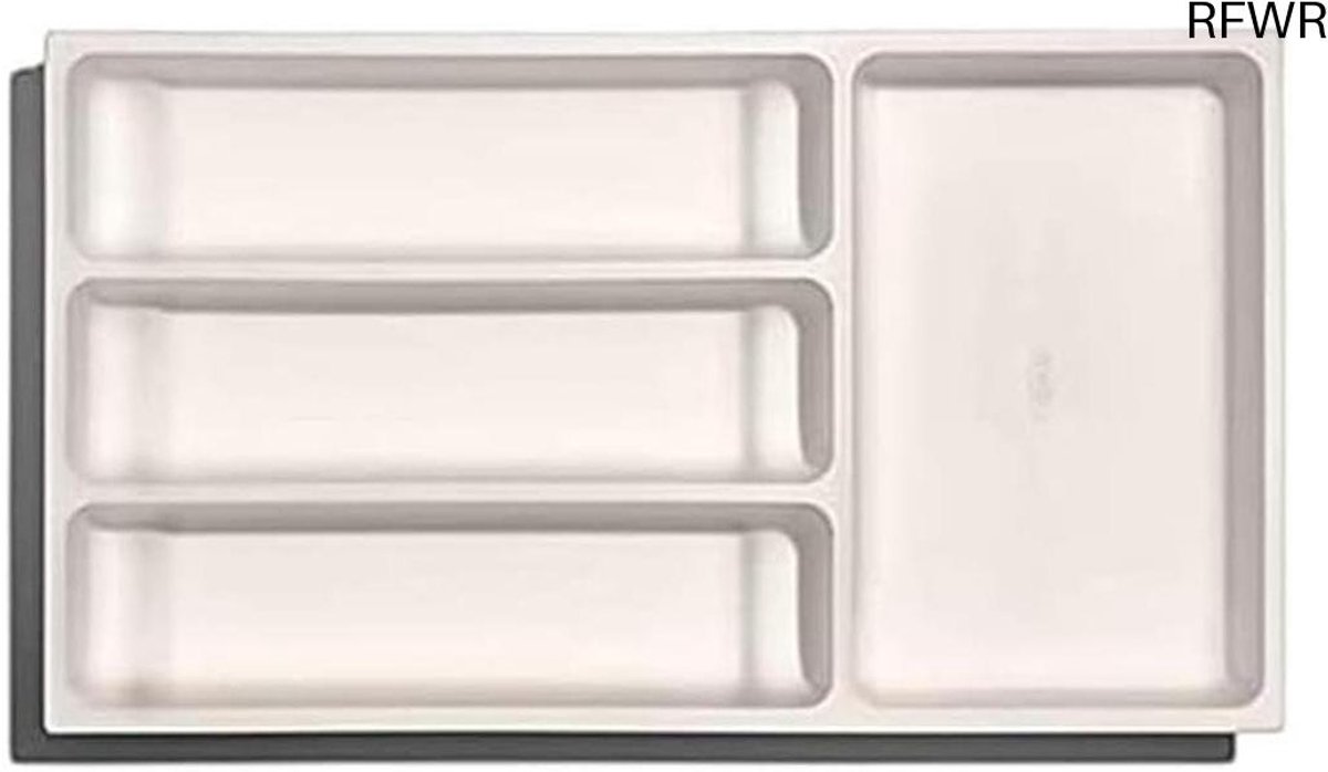 RFWR® Uittrekbare bestekbak grijs - Perfect voor keukenladen