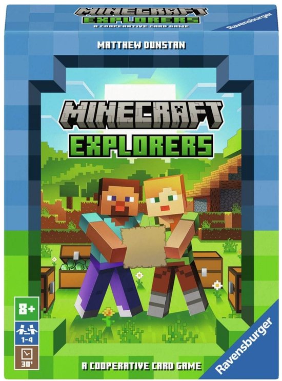 Ravensburger Minecraft Explorers - Coöperatief Kaartspel voor Kinderen