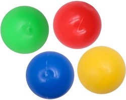 4 Stuks Per Pak - 48 Stuks Vervangende Plastic Ballen voor Hungry Hungry Hippos - Speelballen Set (Willekeurige Kleuren).