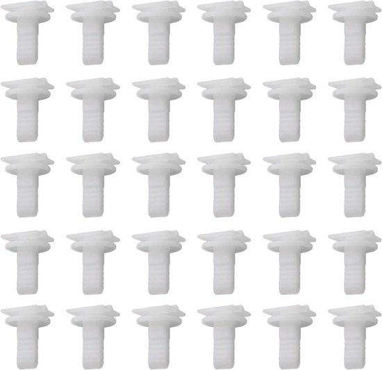 Allecto Plus - Auto Interieur Panel Trim Clips - Montage Moulding - Bevestigingsmiddelen - Wit - Compatibel met Focus C-Max Mondeo.