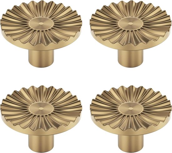 Set van 4 gegalvaniseerde knoppen ontworpen voor grill- en