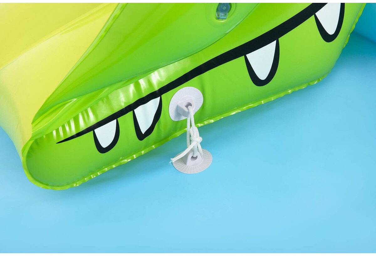 Bestway Kinderzwembad met Glijbaan - Incl. Opblaas Waterspeelgoed - 239 x 206 x 86 CM - 308 L - Waterdieren — afbeelding 19