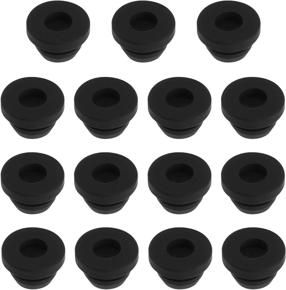 Allecto Plus - Rubber plug set (15 stuks) voor hoge temperaturen, geschikt voor potsteun met 5mm stangen - Dometic, Smev, Thetford - Online winkel.