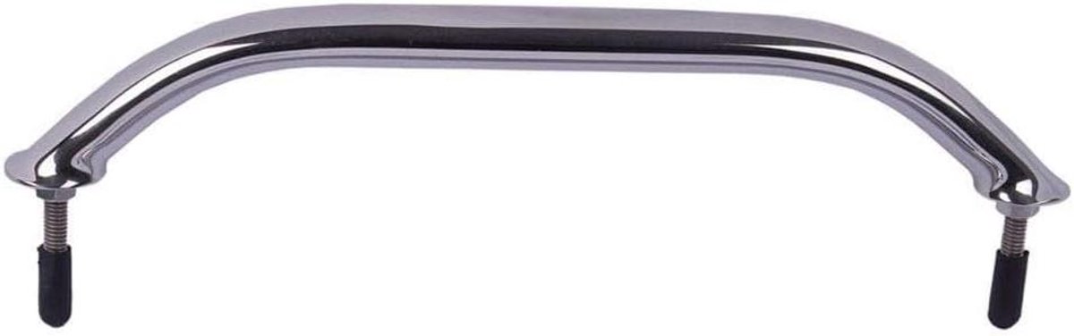 Allecto Plus - Roestvrijstalen boothandgreep voor luikdek - Ovale handgreep voor campers, boten en jachten - 300 mm - Marine handvat - Multifunctionele hardware