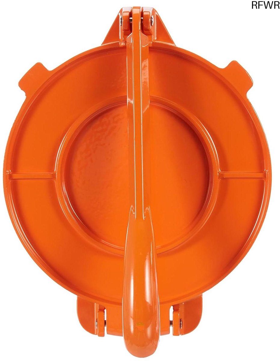 RFWR® Tortillapers van Aluminium - 20 x 20 x 9 cm - Oranje Kleur