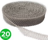 VerminBuster Muizengaas 20 meter x 5cm - Rattengaas - RVS Weringsgaas - Stootvoegroostergaas