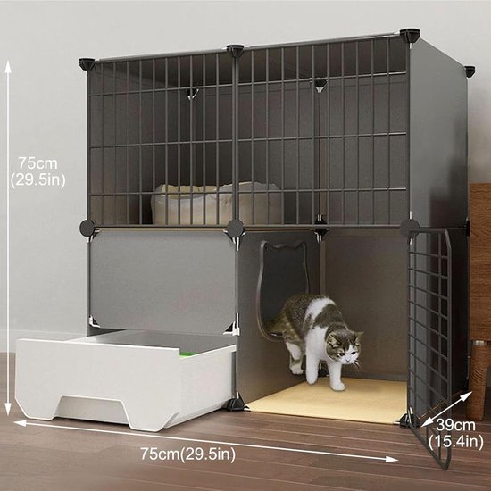 Yitahome Kattenkooi indoor kattenverblijven 3-laags PSPPPC-0065-E - Vergelijk prijzen