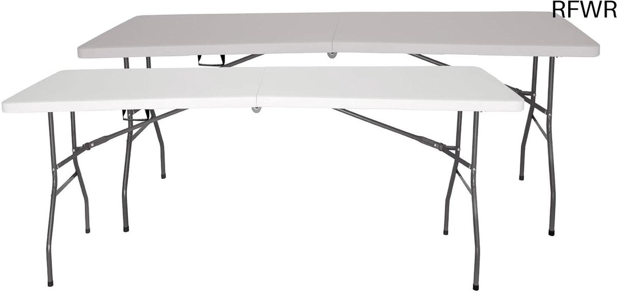 RFWR® Draagbare Klaptafels 180 cm - Set van 2 voor binnen en buiten