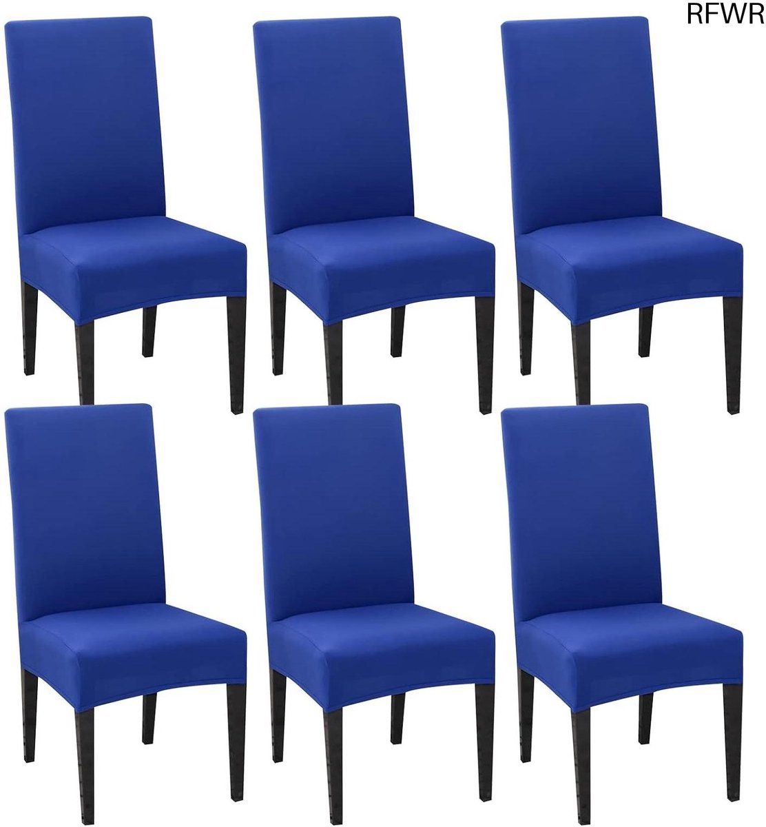RFWR® Set van 6 Afneembare Wasbare Eetstoelhoezen voor Bescherming en Renovatie