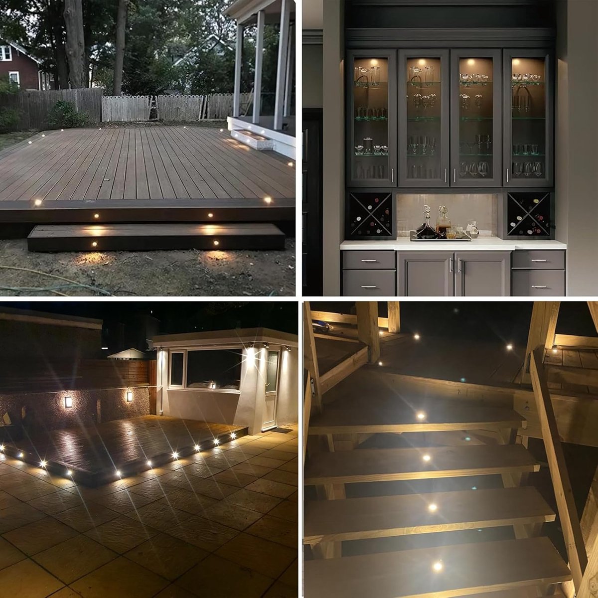 RFWR® LED Inbouwspots voor Buiten - Set van 10 Warm Wit IP67 Waterdicht