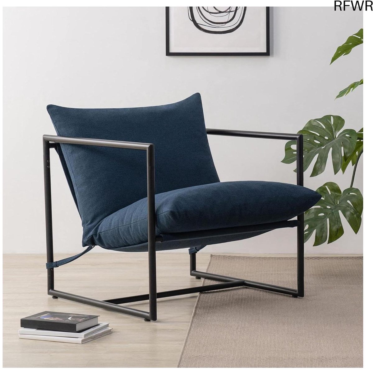 RFWR Sling Accent Stoel in Marineblauw - Modern en Comfortabel