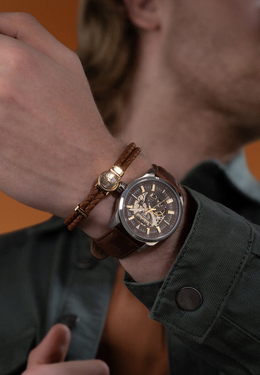 Automatisch horloge Henniker Automatic Black - Brown