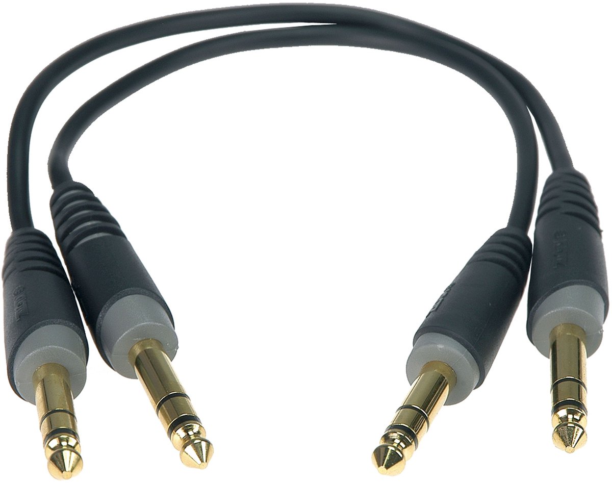 Klotz AB-JJ0030 Patchkabel 0,3 m - Stereo patch kabel