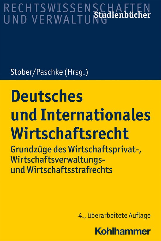 Deutsches und Internationales Wirtschaftsrecht - cover