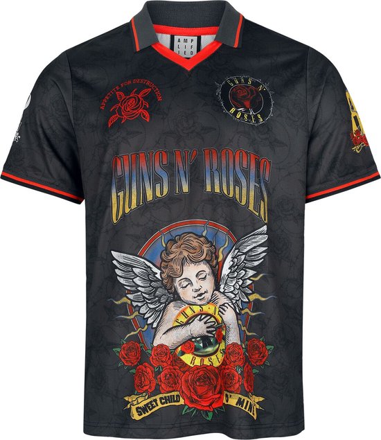 Collection Guns N' Roses Amplified - Maillot homme Sweet Child O' Mine Rock FC - Multicolore - 5XL