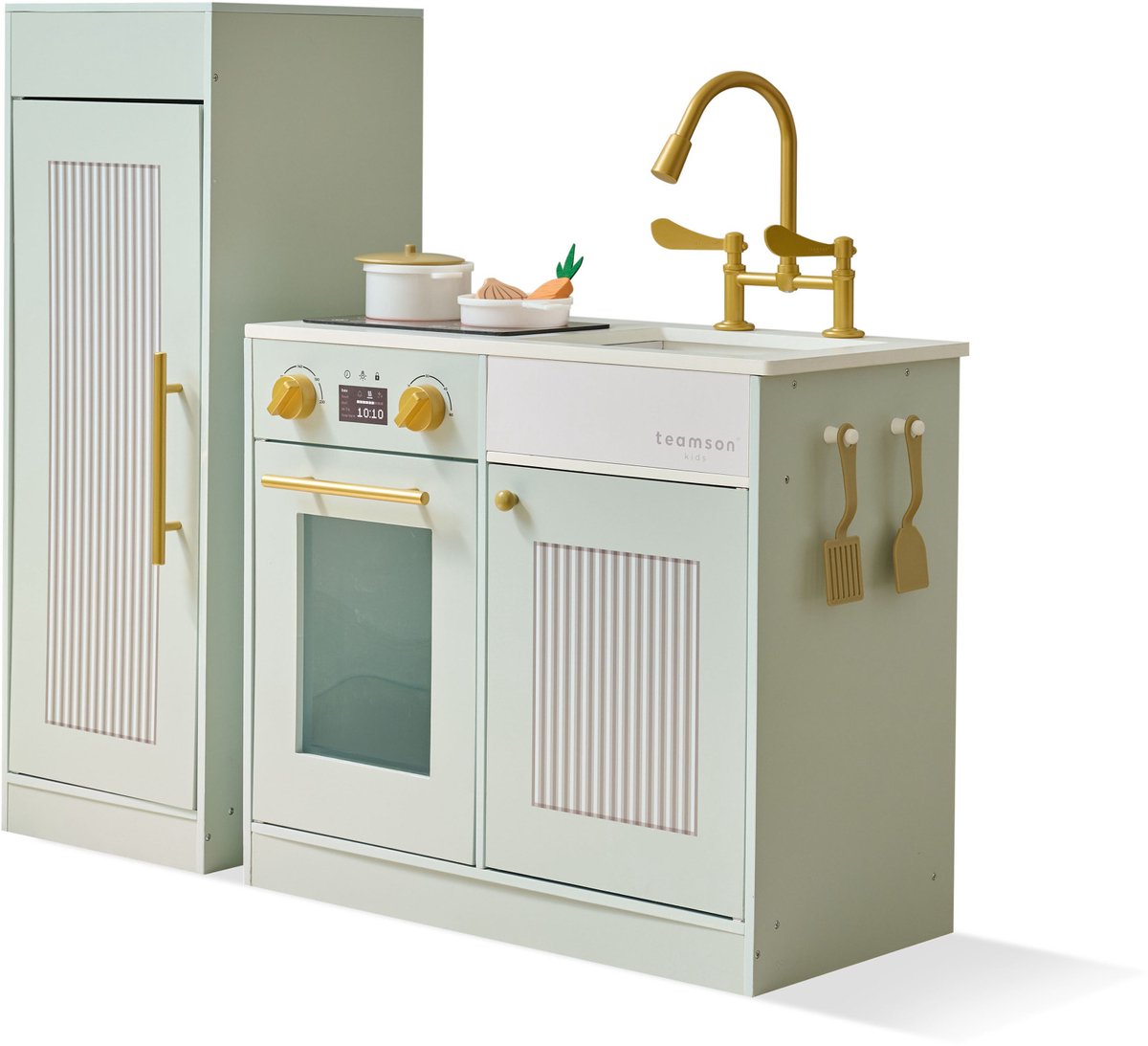 Teamson Kids Chester Houten Speelkeuken Met Accessoires - Rollenspel Speelgoed - Groen