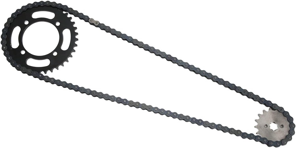 Chain Wheel Set 420 Heavy Duty 420 17T Perfect Fit Rustproof for Mini Bikes from 50 cc to 125 cc ATV Go Kart