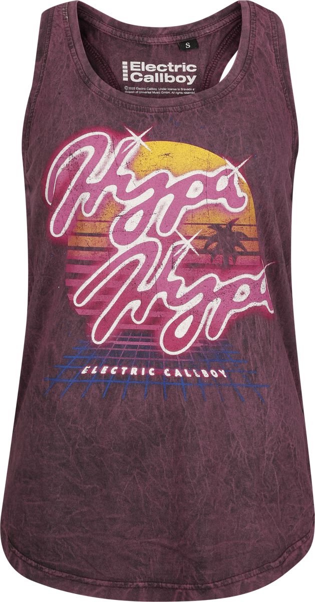 Electric Callboy Hypa Hypa Dames Top - paars - S