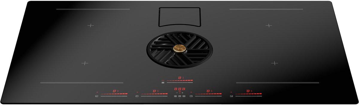 Bertazzoni P804ICH2M37NT inbouw 4 zones met afzuiging inductie inductie kookplaat / kookplaten met afzuiging zuinig energieklasse A+ | .